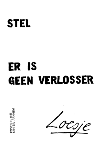 Loesje_stel_er_is_geen_verlosser