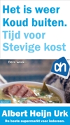 het is weer koud buiten. tijd voor stevige kost, , AH Urk