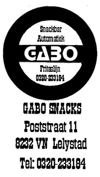 Snackbar Gabo, , Snackbar Gabo