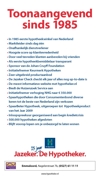 jazeker de hypotheken Emmeloord 25 jaar, , De Hypotheker
